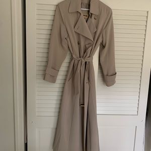 Montreal design flow drape double breast trench